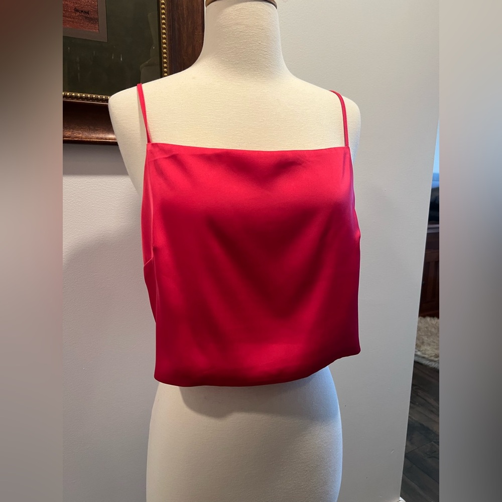Satin crop top